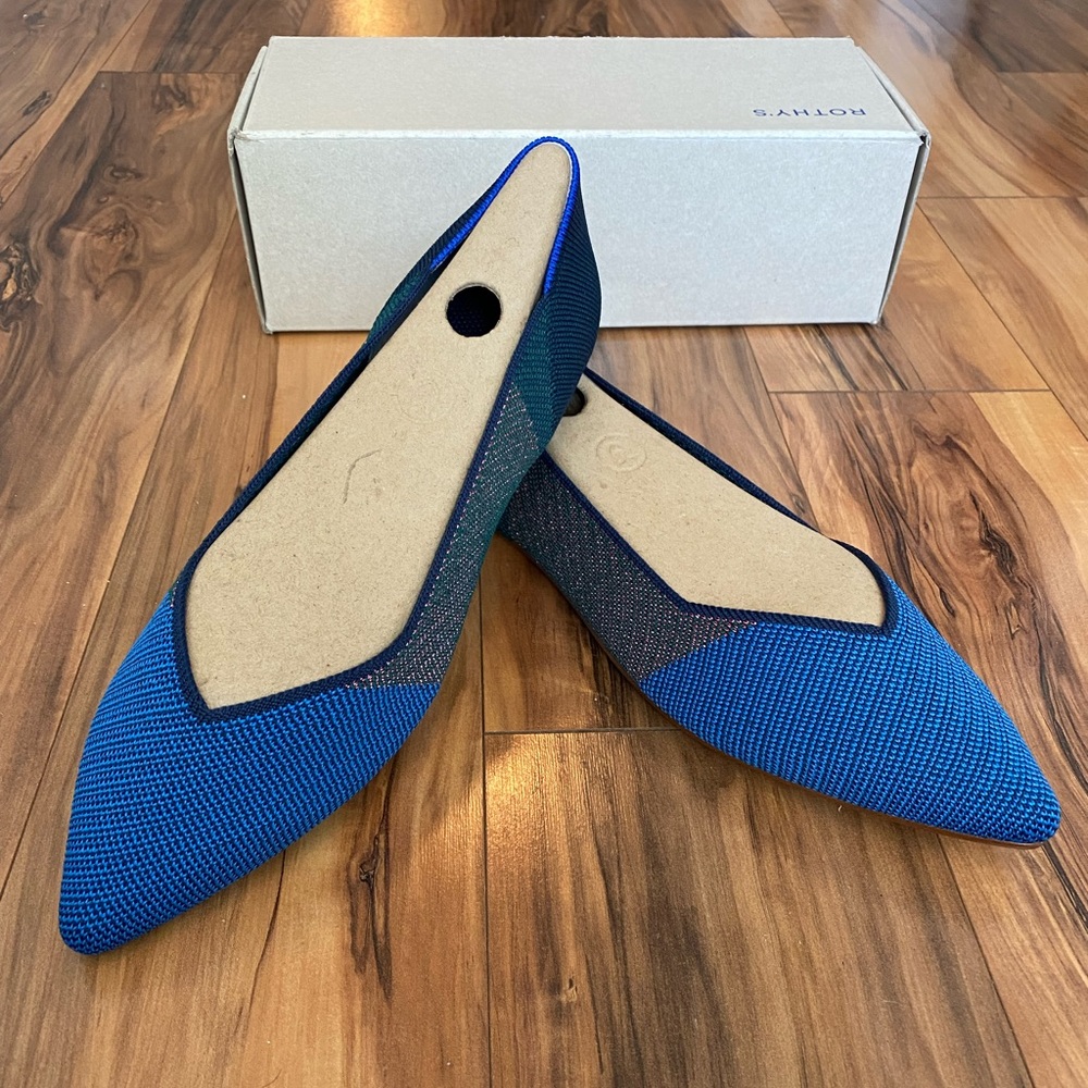 BNIB Metallic Berry Point Rothy’s (Store Exclusives!)